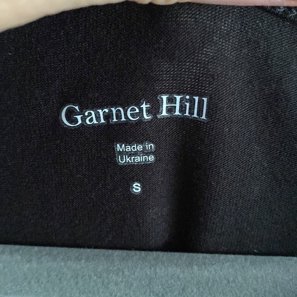 Garnet Hill Twist-Front Tencel Knit Shift Dress in Black - Small - Picture 5 of 7